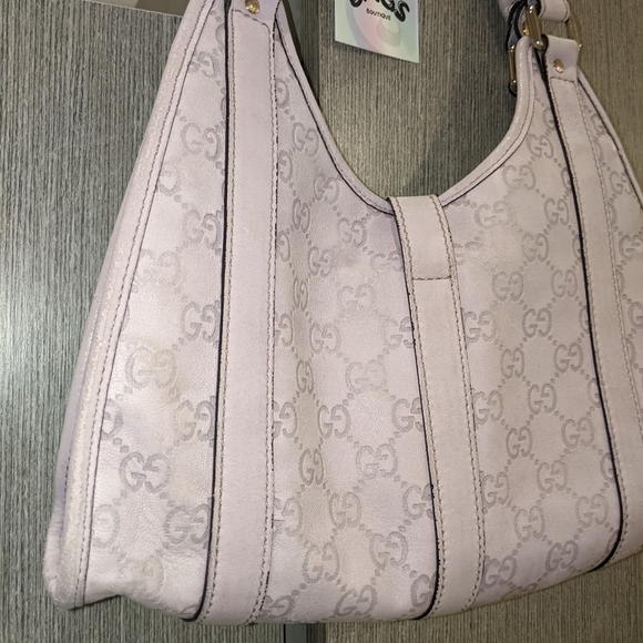 Gucci: Lavender Jackie Guccissima Monogram Suede Bag (RARE) - Picture 9 of 15